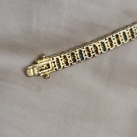 Joan Rivers Vintage Amethyst And Faux Turqoise Tennis Bracelet - Picture 5 of 5